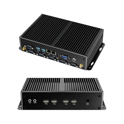 โปรเซสเซอร์ Intel Core I5-8257U พร้อม LAN สองแบบและ 6 COMs PC อุตสาหกรรม