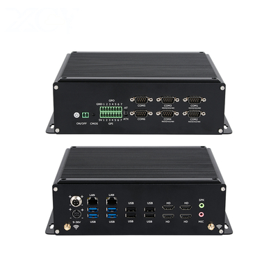 คอมพิวเตอร์อุตสาหกรรม Intel I7 12650HX พร้อมจอแสดงผล 4 จอ เครือข่ายคู่