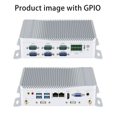 โปรเซสเซอร์ Intel N100 พร้อม Dual LAN 6 COMs และ DDR5 max 16GB Industrial Mini PC