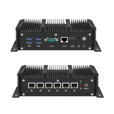 Intel Core i5 8279U โปรเซสเซอร์ซอฟท์เราเตอร์ 6 LAN 1 RS232 COM 1 RJ45 COM